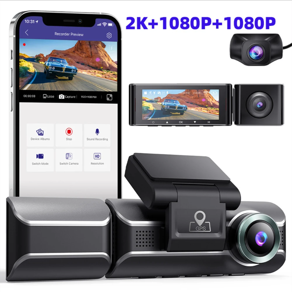 BIEPU 4K+1080P HD Driving Recorder Built-in WIFI GPS Vehicle Track Infrared Night Vision 24 Hours Parking Mode HD Dual Camera
BIEPU 4K+1080P HD Driving Recorder Built-in WIFI GPS Vehicle Track Infrared Night Vision 24 Hours Parking Mode HD Dual Camera
