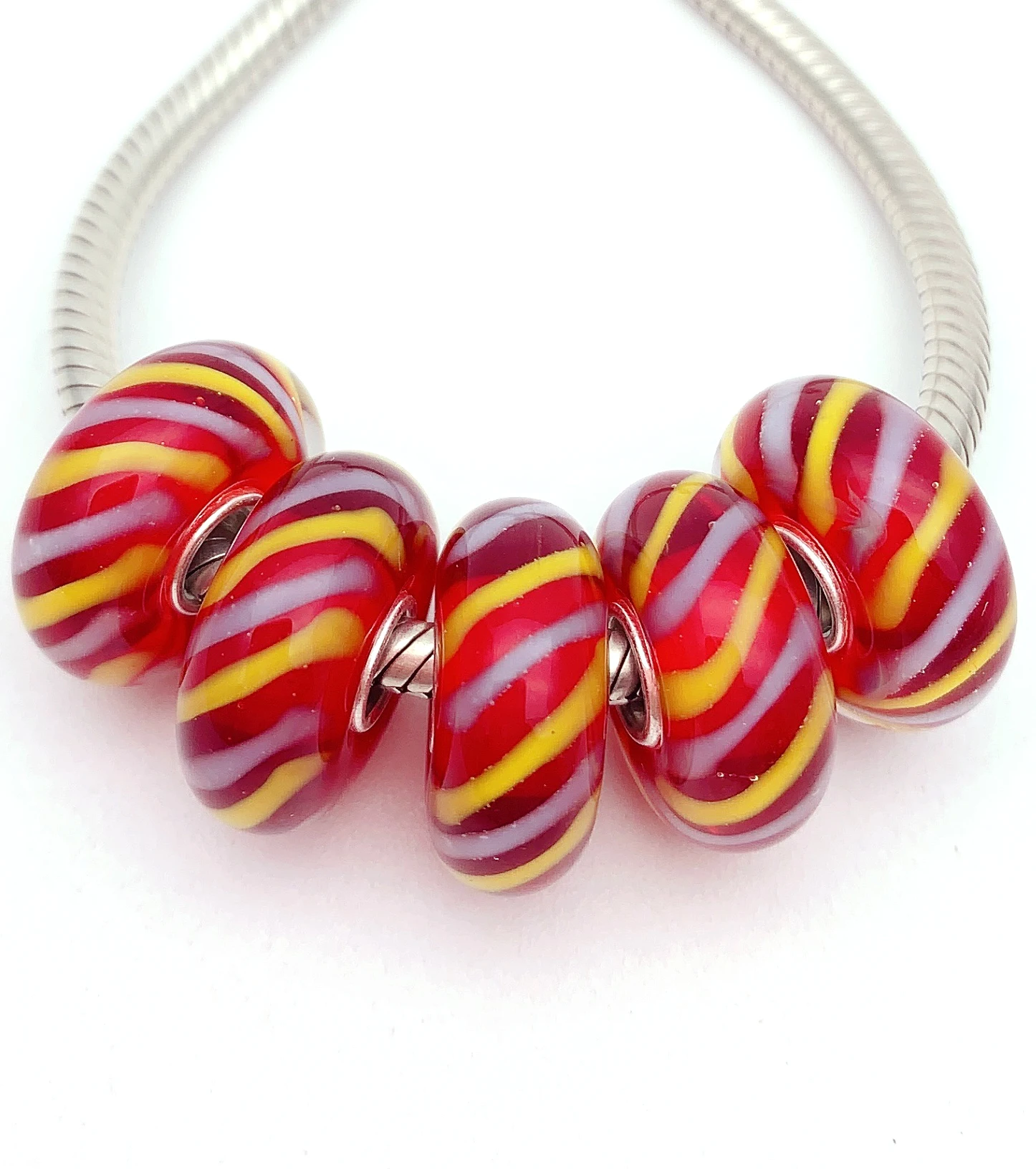 YG686 5X 100% Authenticity S925 Sterling Silver Beads Murano Glassbeads NEW Fit European Charms Bracelet Diy Jewelry Lampwork
YG686 5X 100% Authenticity S925 Sterling Silver Beads Murano Glassbeads NEW Fit European Charms Bracelet Diy Jewelry Lampwork