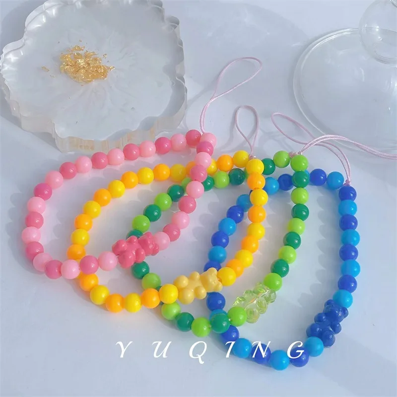 New Colorful Resin Mobile Strap Phone Charm Fashion Macaron Color Beaded Phone Chain Pendant Anti-lost Lanyard For Women Jewelry
New Colorful Resin Mobile Strap Phone Charm Fashion Macaron Color Beaded Phone Chain Pendant Anti-lost Lanyard For Women Jewelry