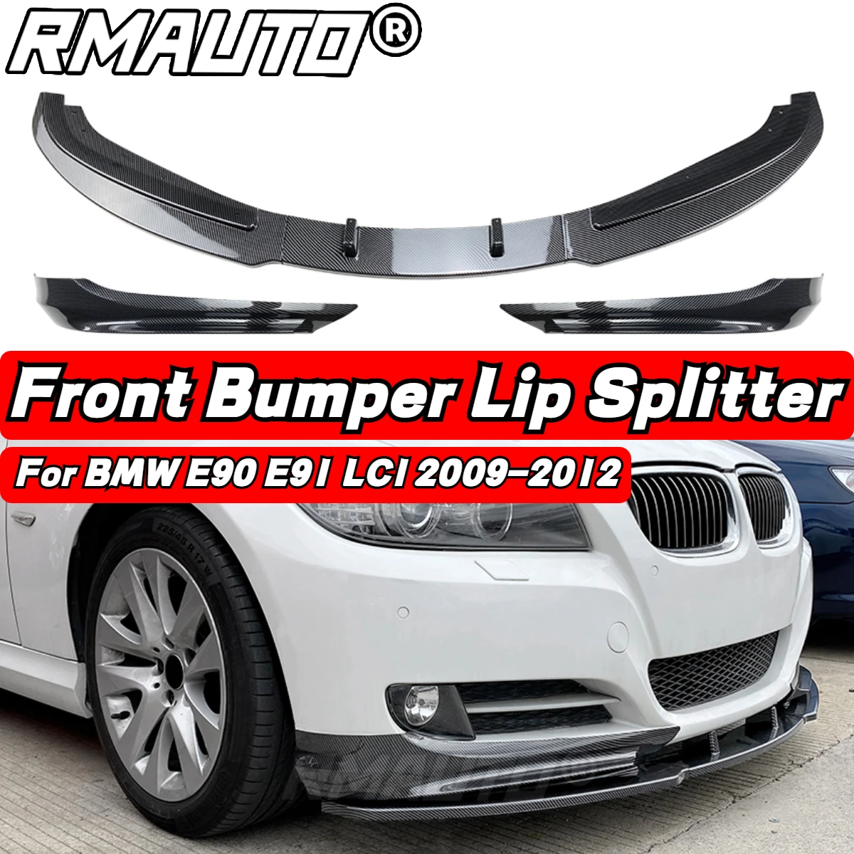 5Pcs Car Front Bumper Lip Spoiler Splitter Bumper Canard Lip Diffuer Body Kit For BMW 3 Series E90 E91 LCI 2009-2012 Accessories
5Pcs Car Front Bumper Lip Spoiler Splitter Bumper Canard Lip Diffuer Body Kit For BMW 3 Series E90 E91 LCI 2009-2012 Accessories