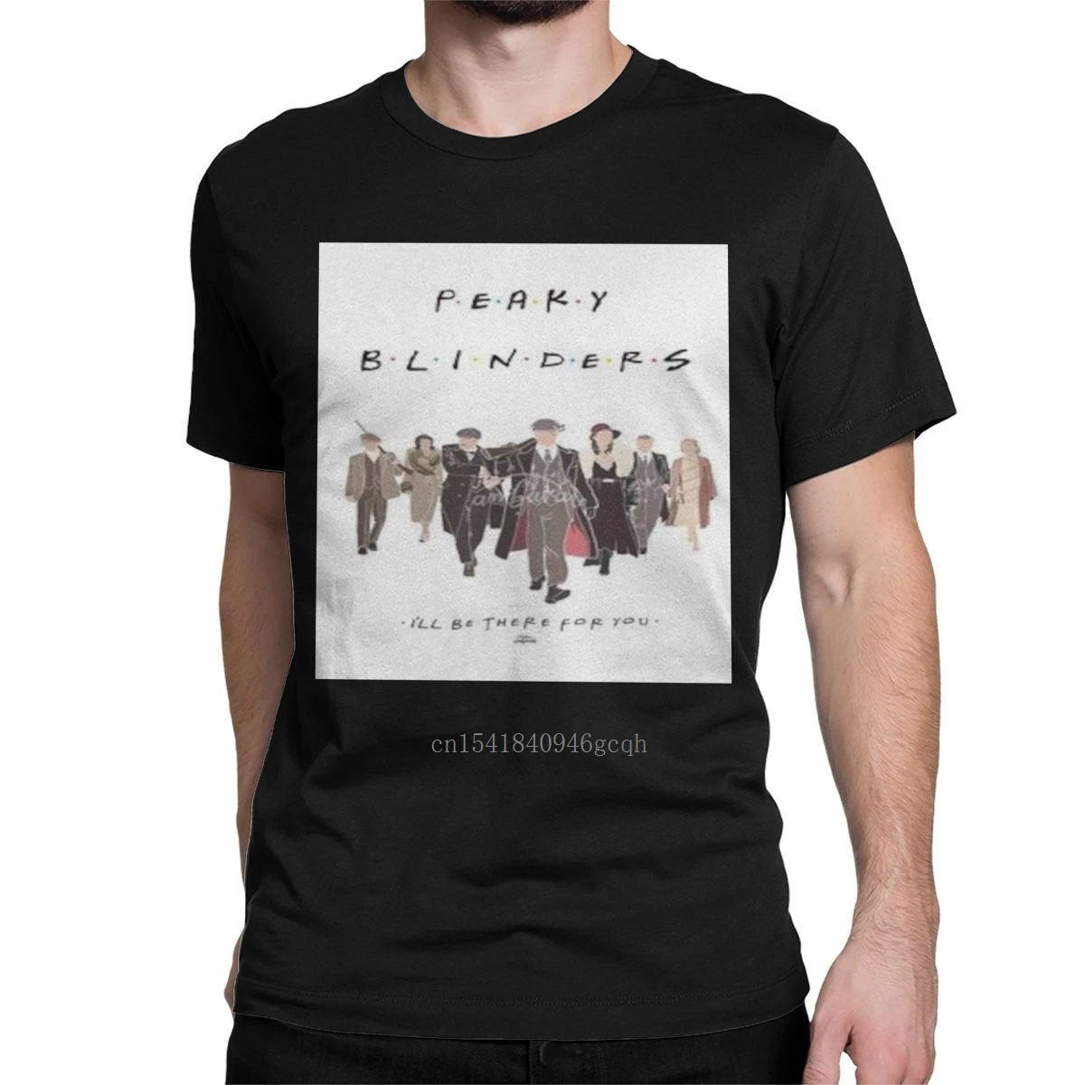 Мужские футболки Peaky Blinder, модные мужские футболки из 100% хлопка, Гангстерские каллианские мфрированные футболки, одежда для мужчин