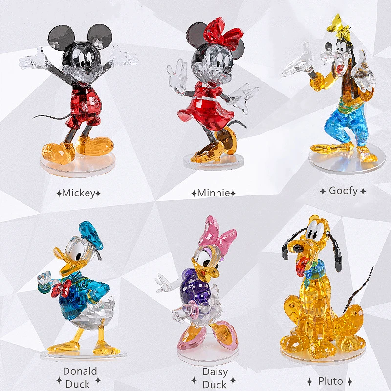 Диснеевские прозрачные строительные блоки, Микки и Минни, собранные Обучающие игрушки, украшения ручной работы, трехмерные украшения
Диснеевские прозрачные строительные блоки, Микки и Минни, собранные Обучающие игрушки, украшения ручной работы, трехмерные украшения