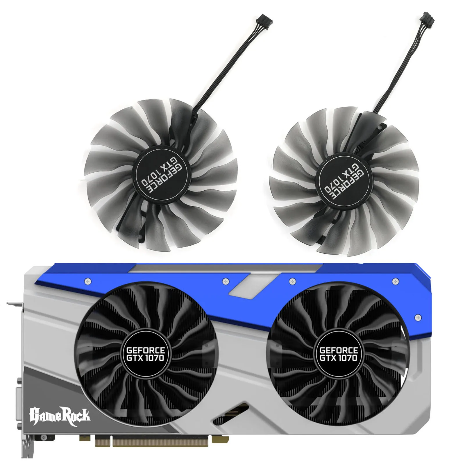 Охладитель графической карты для Palit GTX 1070 GameRock, 95 мм FD10015H12S GAA8S2U 0.55A GTX1070, замена вентилятора графической карты 
Охладитель графической карты для Palit GTX 1070 GameRock, 95 мм FD10015H12S GAA8S2U 0.55A GTX1070, замена вентилятора графической карты