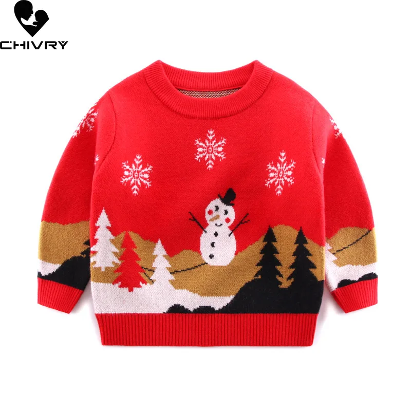 Kids Cartoon Christmas Snowman Jacquard Warm Sweaters New 2023 Autumn Winter Baby Boys Girls Round Neck Pullover Knitted Sweater
Kids Cartoon Christmas Snowman Jacquard Warm Sweaters New 2023 Autumn Winter Baby Boys Girls Round Neck Pullover Knitted Sweater