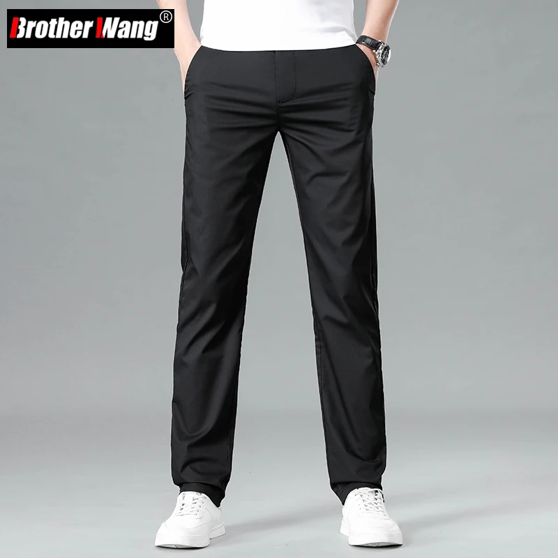 LICHENGRUI Spring/Summer Men's Thin Straight Casual Pants Classic Style Business Fashion Stretch Cotton Trousers Male Brand
LICHENGRUI Spring/Summer Men's Thin Straight Casual Pants Classic Style Business Fashion Stretch Cotton Trousers Male Brand