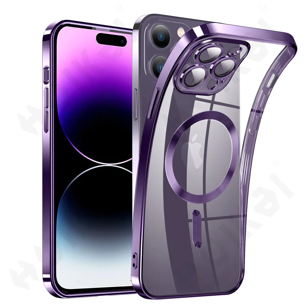 Magsafe Case For iPhone 14 Pro Max 13 12 11 Pro Max Clear Silicone Full Camera Crystal Magnetic Car Cover Protection
Magsafe Case For iPhone 14 Pro Max 13 12 11 Pro Max Clear Silicone Full Camera Crystal Magnetic Car Cover Protection