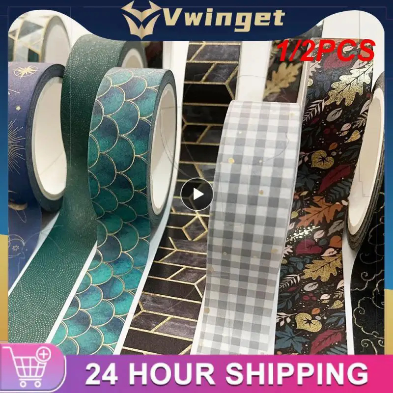 1/2PCS 15mm X 7m Bronze Geometry Pastal Washi Plaid Masking Colorful Decorative for Crafts Arts
1/2PCS 15mm X 7m Bronze Geometry Pastal Washi Plaid Masking Colorful Decorative for Crafts Arts