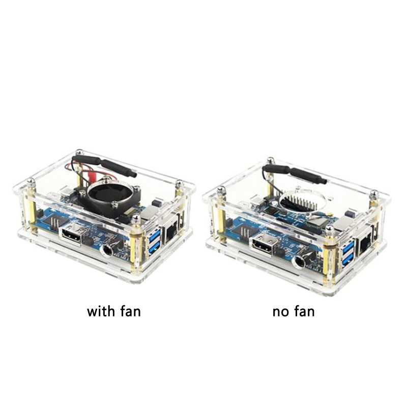 Transparent Shell Cover for Orange Pi 3 LTS Case Acrylic Enclouse Clear Box with Cooling Fan (Optional)
Transparent Shell Cover for Orange Pi 3 LTS Case Acrylic Enclouse Clear Box with Cooling Fan (Optional)