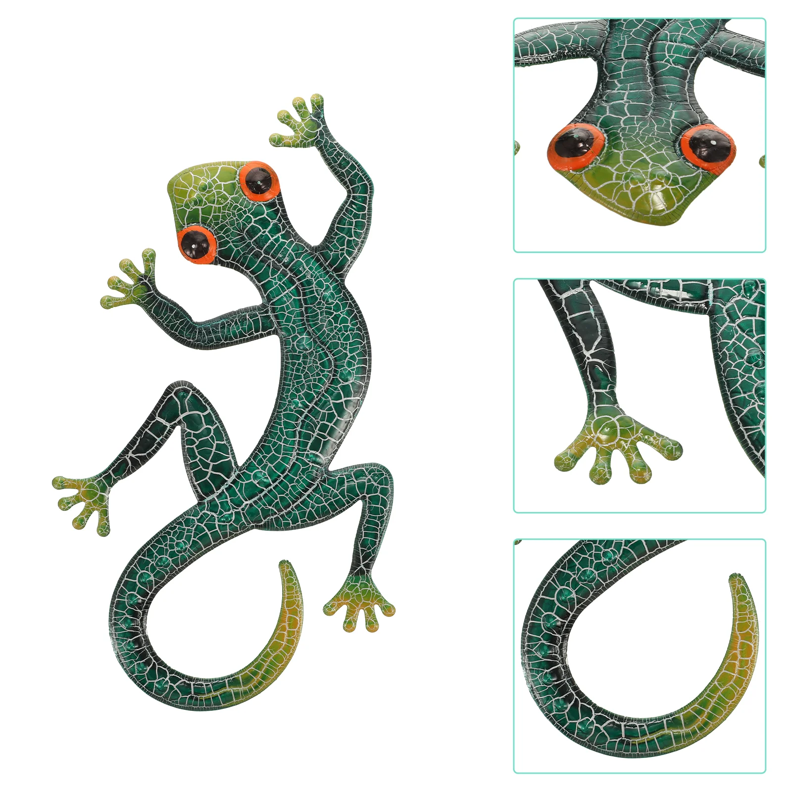 Wall Metal Lizard Gecko Decor Outdoor Garden Iron Sculpture Decoration Animal Pendant Hangings Sculptures Yard Ornament
Wall Metal Lizard Gecko Decor Outdoor Garden Iron Sculpture Decoration Animal Pendant Hangings Sculptures Yard Ornament