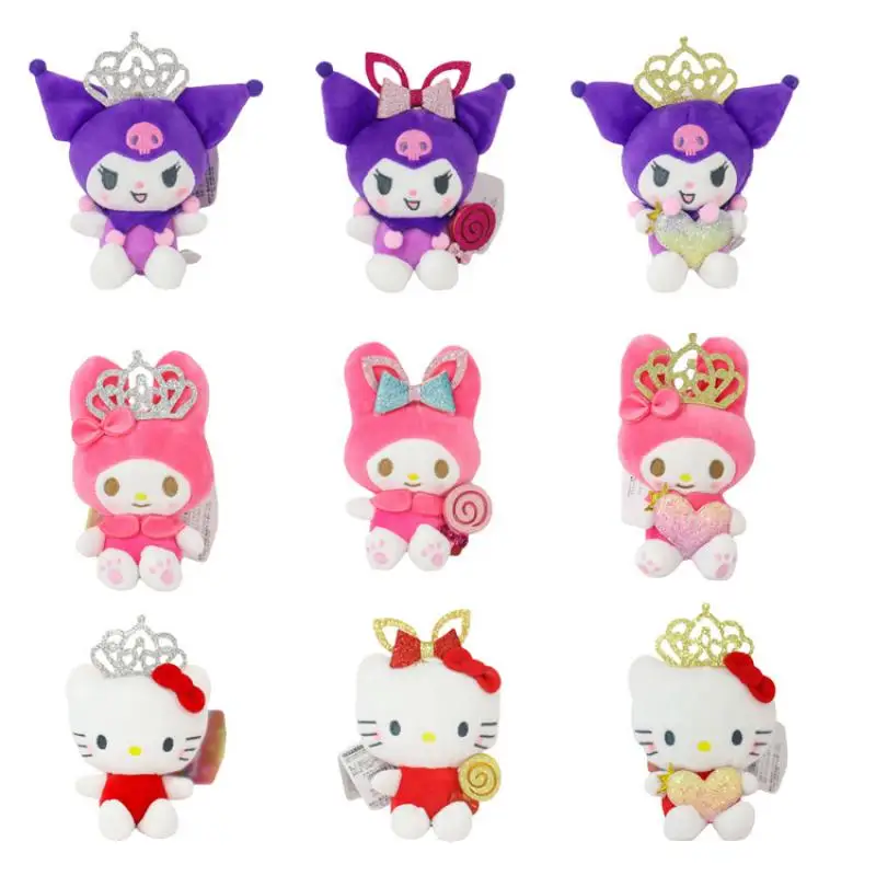 Sanrios Anime Kawaii Kuromi My Melody hellokittys Japanese cartoon cute crown Doll pendant Doll Bag pendant birthday gift
Sanrios Anime Kawaii Kuromi My Melody hellokittys Japanese cartoon cute crown Doll pendant Doll Bag pendant birthday gift