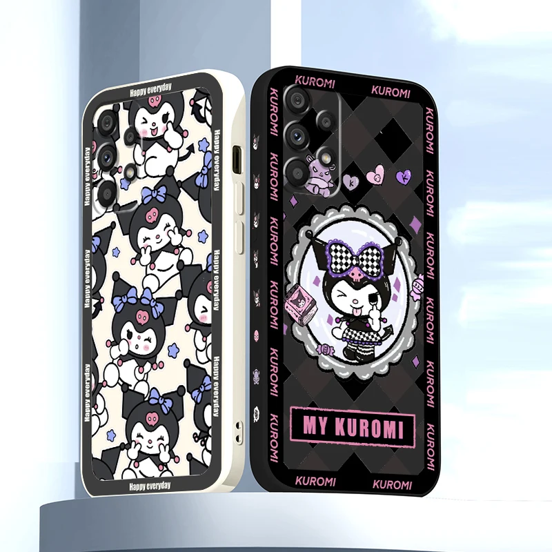 Kuromi Girl Anime Sanrio Case For Samsung Galaxy A73 A72 A53 A33 A52 A22 A71 A51 A21S 4G 5G Liquid Left Rope Phone Cover Shell
Kuromi Girl Anime Sanrio Case For Samsung Galaxy A73 A72 A53 A33 A52 A22 A71 A51 A21S 4G 5G Liquid Left Rope Phone Cover Shell