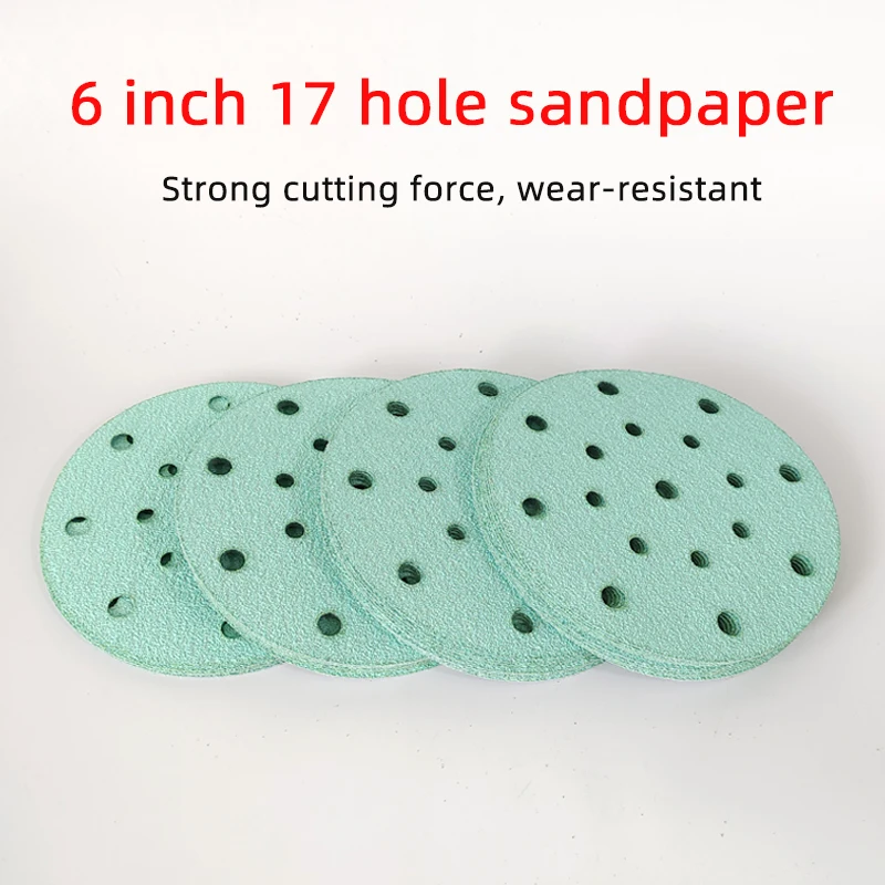 20Pcs 6" 17 Hole Dry Abrasive Paper 150mm Round Flocking Sandpaper Sanding Paper With Grit 8-500 For FESTOOL Sander
20Pcs 6" 17 Hole Dry Abrasive Paper 150mm Round Flocking Sandpaper Sanding Paper With Grit 8-500 For FESTOOL Sander