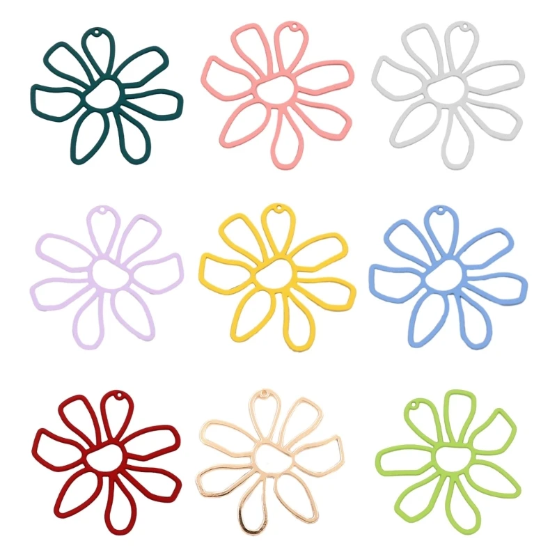 53x56mm 9 Color Irregular Flower Charm Pendants For Jewelry Making Accessories
53x56mm 9 Color Irregular Flower Charm Pendants For Jewelry Making Accessories