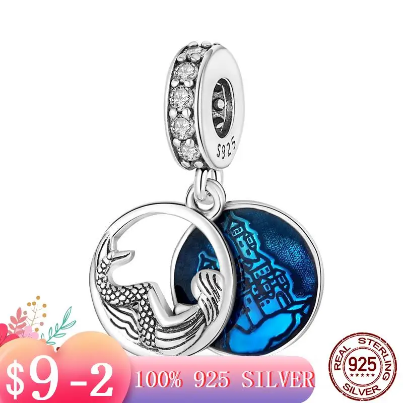 Independent Design New 925 Sterling Silver Castle and mermaid Charm Fit Original Pandora Bracelet Making DIY Jewelry For Women
Independent Design New 925 Sterling Silver Castle and mermaid Charm Fit Original Pandora Bracelet Making DIY Jewelry For Women
