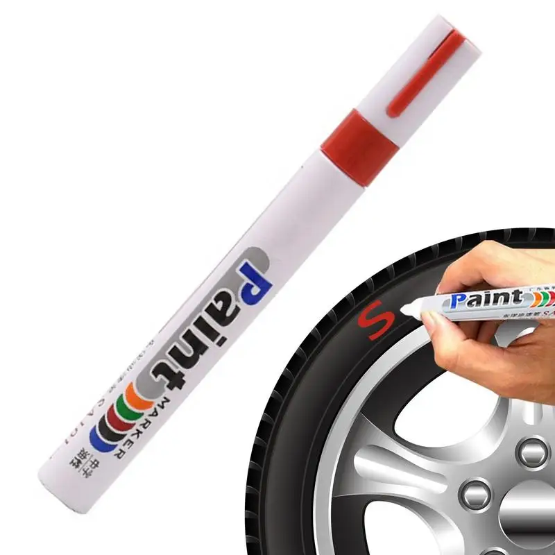 

Автомобильный маркер для краски, портативная стеклянная ручка, фоторучка с алюминиевой трубкой, водонепроницаемые маркеры для краски автомобилей, для автомобильных шин, деревянной бумаги