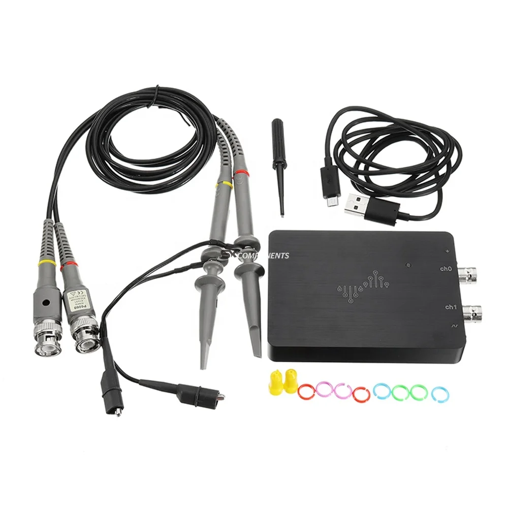 

Portable Sampling Oscilloscope 50M 200M Dual Channel Bandwidth USB power Passenger Tools Logic Analyzer