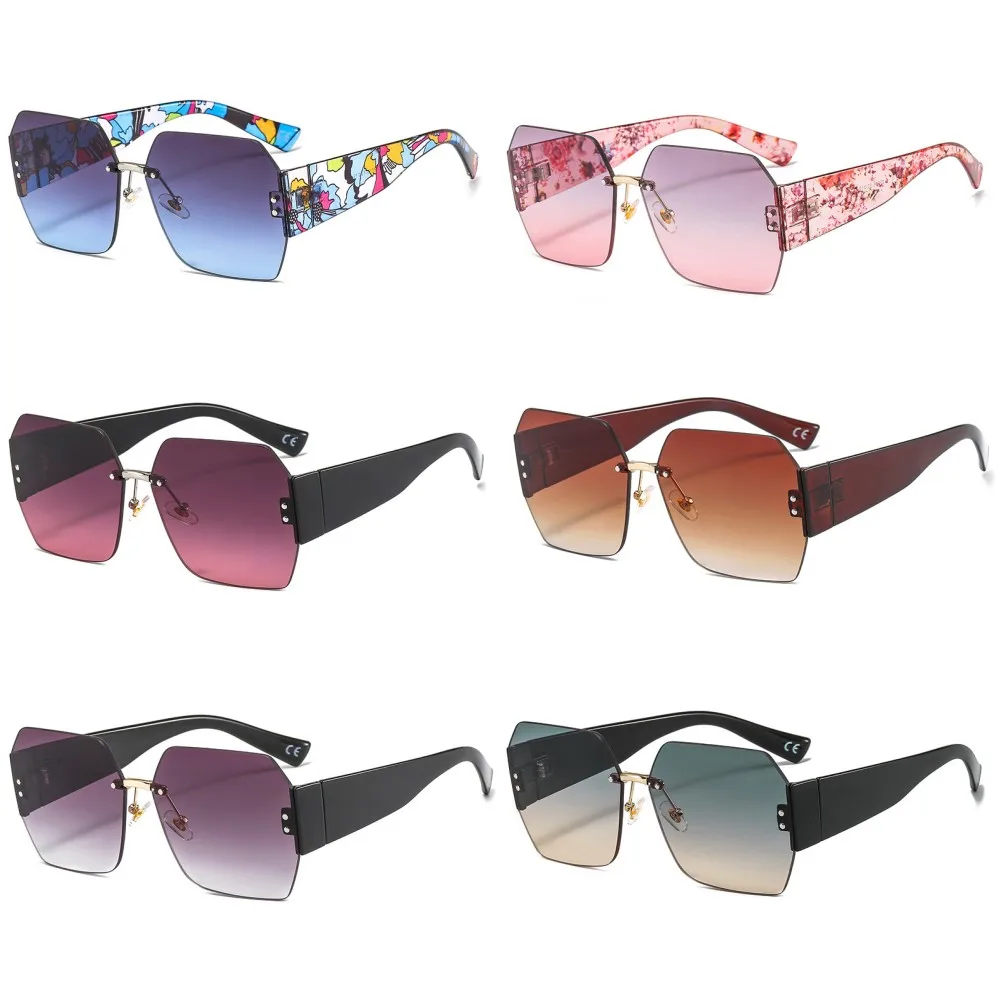 Retro Rectangular Sunglasses Rimless Male Female Uv400 Small Sun Glasses Fashion Blue Pink Gold Metal Birthday Gifts
Retro Rectangular Sunglasses Rimless Male Female Uv400 Small Sun Glasses Fashion Blue Pink Gold Metal Birthday Gifts