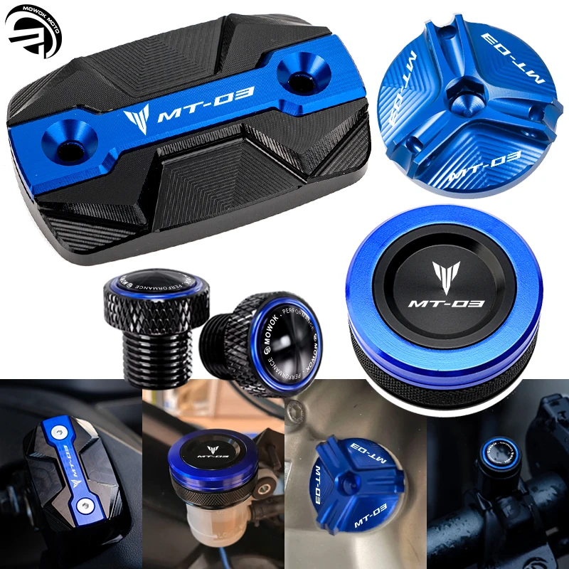 Аксессуары для мотоциклов Yamaha MT03 MT-03 MT 03 2015-2024 2023 2022 передняя и задняя крышка
