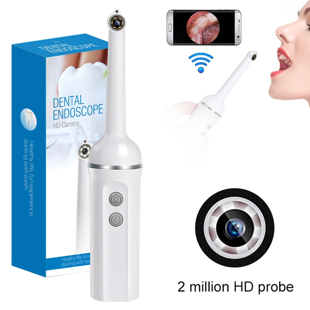 Wireless WiFi Oral Dental Camera Endoscope 6 LED Light Intraoral Camera 1080P HD Intra Oral Video USB Charging Teeth Dental Tool
Wireless WiFi Oral Dental Camera Endoscope 6 LED Light Intraoral Camera 1080P HD Intra Oral Video USB Charging Teeth Dental Tool