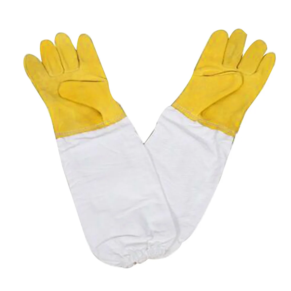 

1 Pair Farm Protective Beekeeping Gloves Men Women Beekeeper Prevent Bee Bite Long Sleeves