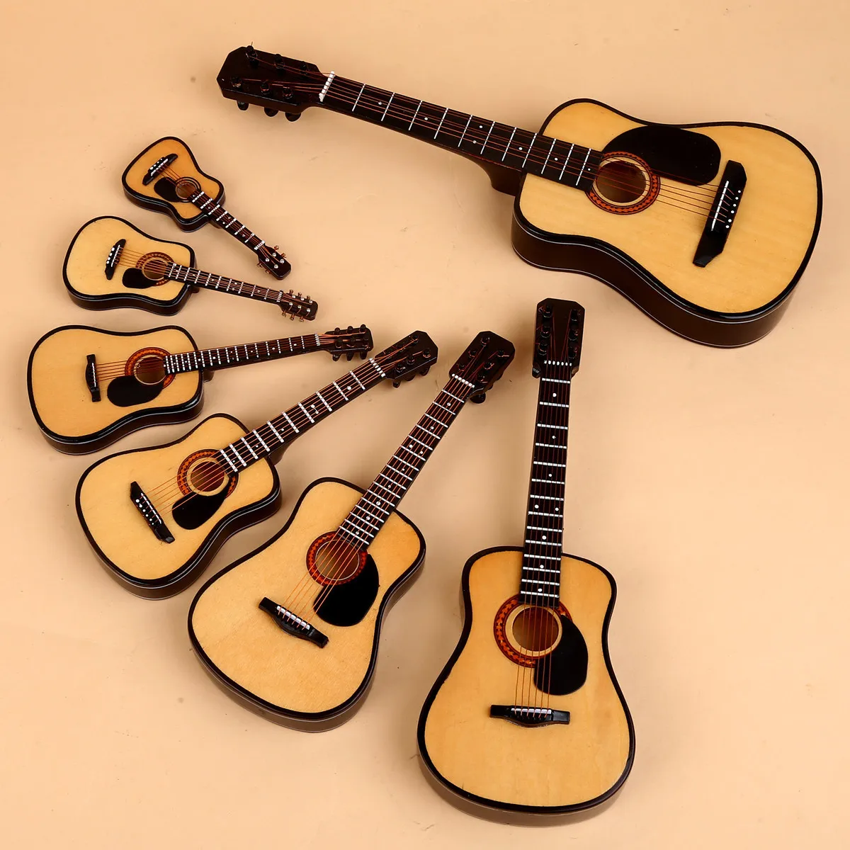 Mini Classical Guitar Wooden Miniature Guitar Model Musical Instrument Guitar Decoration Gift Decor for Bedroom Living Room
Mini Classical Guitar Wooden Miniature Guitar Model Musical Instrument Guitar Decoration Gift Decor for Bedroom Living Room