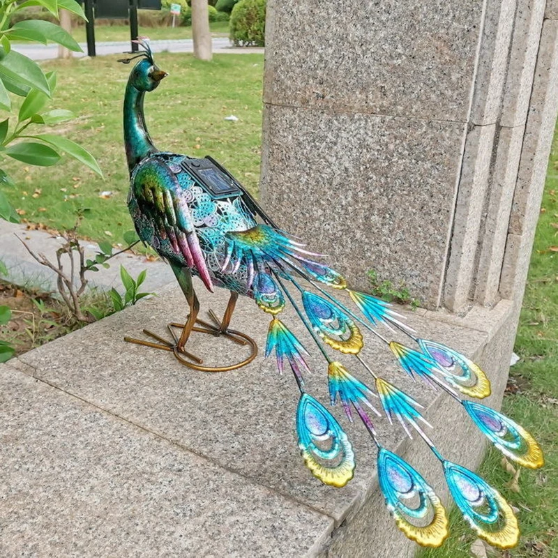 Solar Lights Peacock Statues Garden Decoration Outdoor Lamp Hollow Figurine Path Lawn Metal Sculpture Tuin Decoratie
Solar Lights Peacock Statues Garden Decoration Outdoor Lamp Hollow Figurine Path Lawn Metal Sculpture Tuin Decoratie