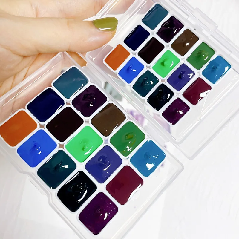 New Layered Color Watercolor Paint Mineral Texture Acuarela Sub-pack 15-color 1ml/2ml Artist-grade Art Supplies
New Layered Color Watercolor Paint Mineral Texture Acuarela Sub-pack 15-color 1ml/2ml Artist-grade Art Supplies