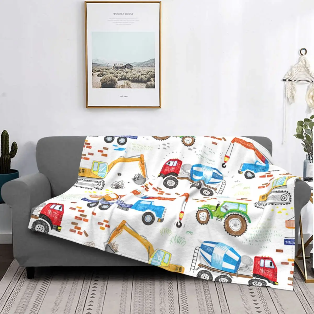 Cartoon Truck Excavator Blankets Velvet Spring/Autumn Child Car Anime Plaid Breathable Soft Throw Blankets for Bed Bedroom Quilt
Cartoon Truck Excavator Blankets Velvet Spring/Autumn Child Car Anime Plaid Breathable Soft Throw Blankets for Bed Bedroom Quilt