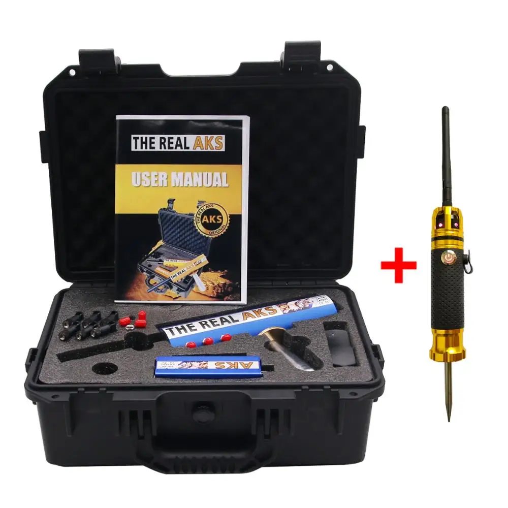 The Real AKS Long Range Gold Detector for Silver Gem Diamond + Filter with 6 Antennas Plastic Case
The Real AKS Long Range Gold Detector for Silver Gem Diamond + Filter with 6 Antennas Plastic Case