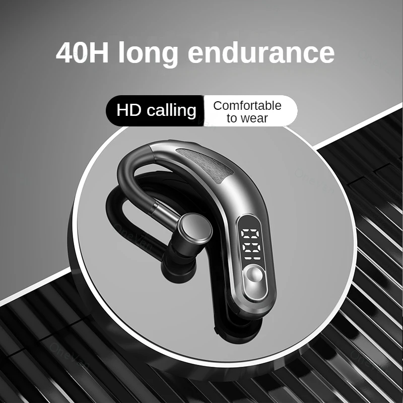 Ear Hanging Wireless Bluetooth Headset Ultra-Long Life Battery Single Ear Business Headphones For iPhone Sports Tws5.2 Game
Ear Hanging Wireless Bluetooth Headset Ultra-Long Life Battery Single Ear Business Headphones For iPhone Sports Tws5.2 Game