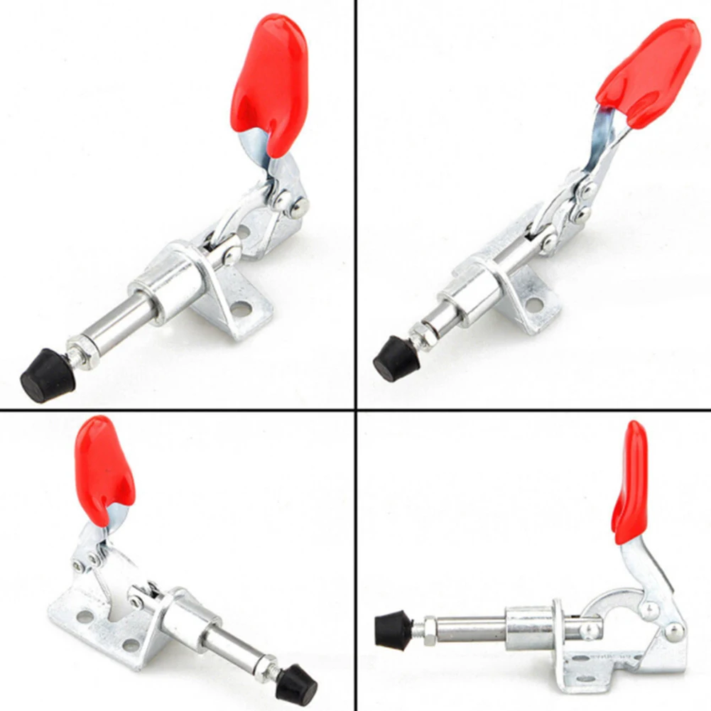 4Pcs Vertical Toggle Clamp GH-301AM Quick Release Horizontal Clips 45Kg/100Lbs Holding Capacity Woodworking Clamps
4Pcs Vertical Toggle Clamp GH-301AM Quick Release Horizontal Clips 45Kg/100Lbs Holding Capacity Woodworking Clamps