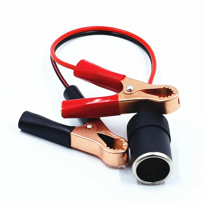 12V 10A Vehicle Power Adapter Connection Cable Car Cigarette Lighter Female Batteries Socket Battery Terminal Clamp Clip
12V 10A Vehicle Power Adapter Connection Cable Car Cigarette Lighter Female Batteries Socket Battery Terminal Clamp Clip
