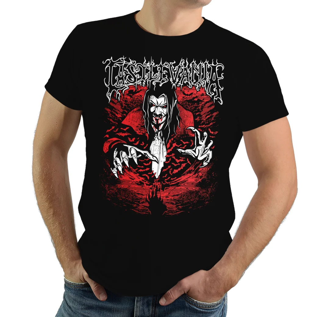 Castlevania Dracula of the Night Video Game Belmont Nintendo New T-Shirt