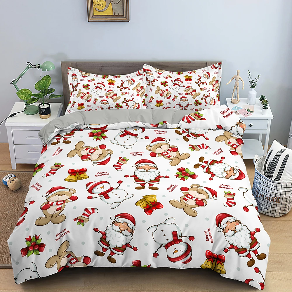 Claus Duvet Cover Christmas Bedding Set 3D Printed Santa Xmas Quilt Cover With Pillowcase Xmas Christmas Decorations For Home
Claus Duvet Cover Christmas Bedding Set 3D Printed Santa Xmas Quilt Cover With Pillowcase Xmas Christmas Decorations For Home