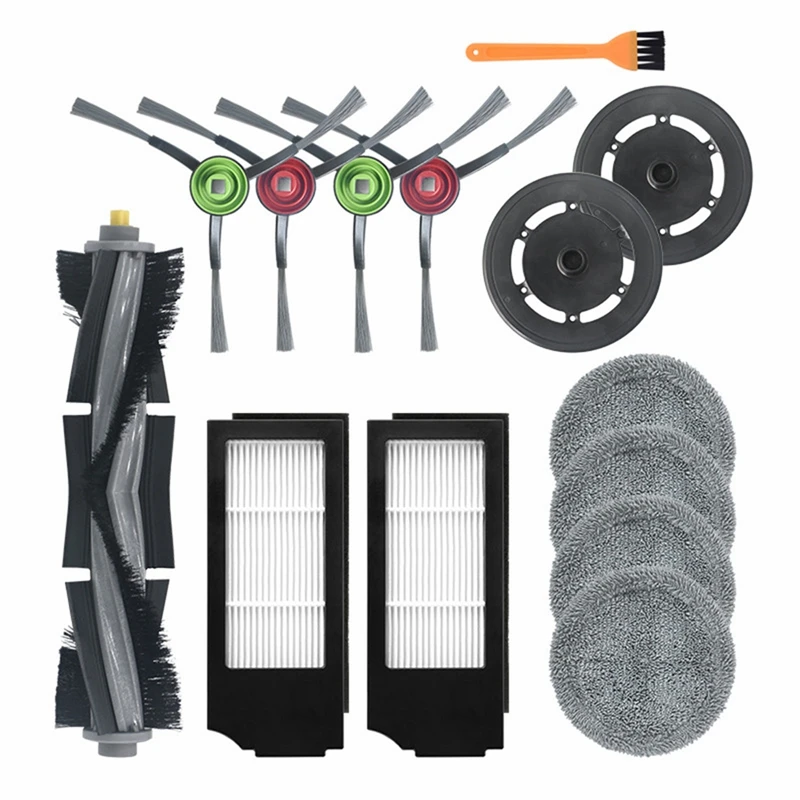 14Pcs Replacement For ECOVACS DEEBOT X1 OMNI TURBO Vacuum Cleaner High Capacity Washable Mop Main Brush
14Pcs Replacement For ECOVACS DEEBOT X1 OMNI TURBO Vacuum Cleaner High Capacity Washable Mop Main Brush
