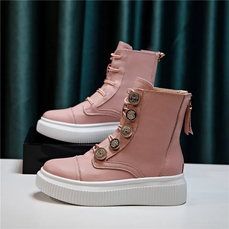 2023 spring new top layer women booties hidden heel platform high-top casual leather women's shoes fashion women boots
2023 spring new top layer women booties hidden heel platform high-top casual leather women's shoes fashion women boots