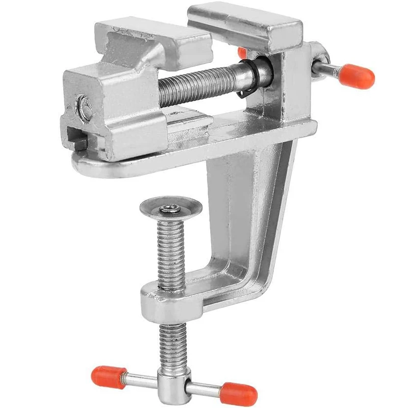 Universal Table Vise Home 3.5inch Aluminum Mini Hobby Clamp On Table Bench Vise DIY Household Flat Mouth Table Vise Hand Tools
Universal Table Vise Home 3.5inch Aluminum Mini Hobby Clamp On Table Bench Vise DIY Household Flat Mouth Table Vise Hand Tools