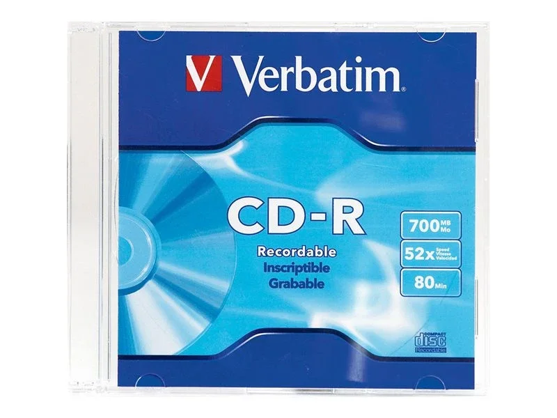 VERBATIM CDR BRAND SLVR CD/DVD 1CT page yield
