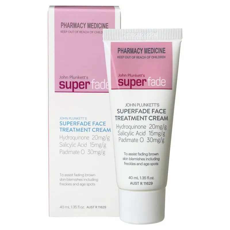 Australia Superfade Powerful Fading Face Cream 40ml for Pigmentation Dark Hormone Marks Age Spot Remover Pigment Removal Cream
Australia Superfade Powerful Fading Face Cream 40ml for Pigmentation Dark Hormone Marks Age Spot Remover Pigment Removal Cream
