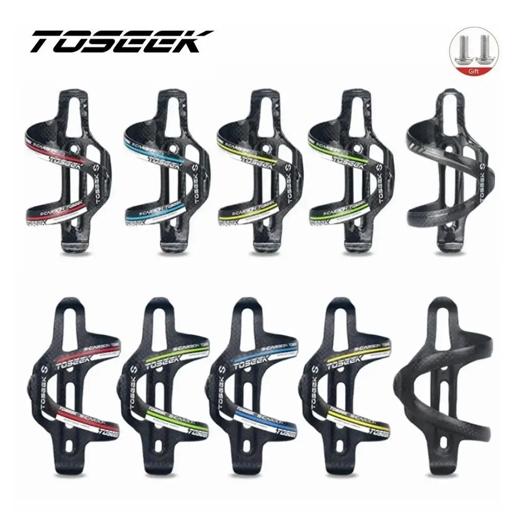 TOSEEK Carbon Fiber Bicycle Bottle Holder Bike Bottle Cage Cycling Water Bottle Holder Side Pull Left Right Opening Send screws
TOSEEK Carbon Fiber Bicycle Bottle Holder Bike Bottle Cage Cycling Water Bottle Holder Side Pull Left Right Opening Send screws