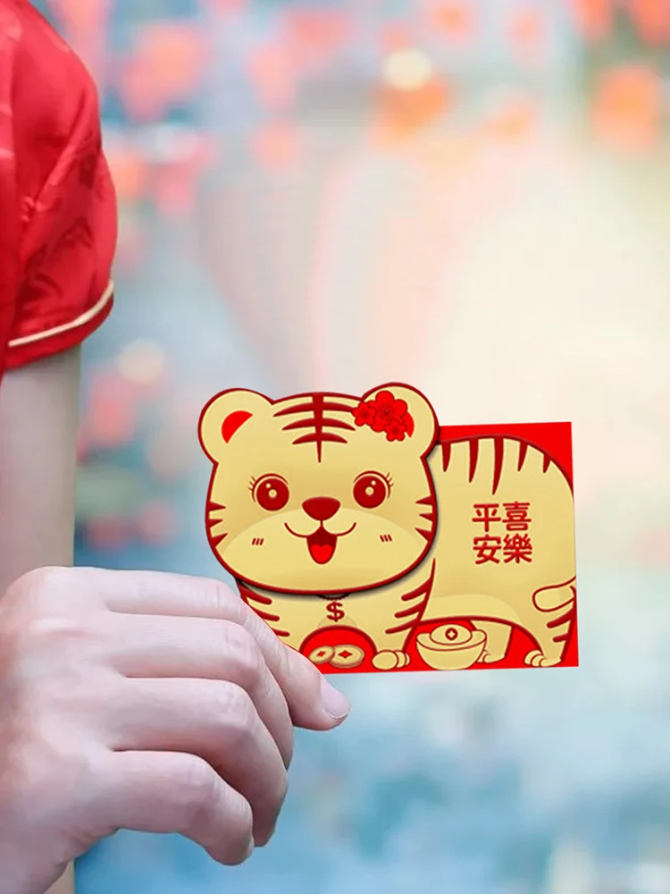 6Pcs Tiger Lucky Money Pocket Spring Festival Envelopes Chinese New Year Red Envelope Tiger 6 Styles Tiger Year Theme Blessing
6Pcs Tiger Lucky Money Pocket Spring Festival Envelopes Chinese New Year Red Envelope Tiger 6 Styles Tiger Year Theme Blessing