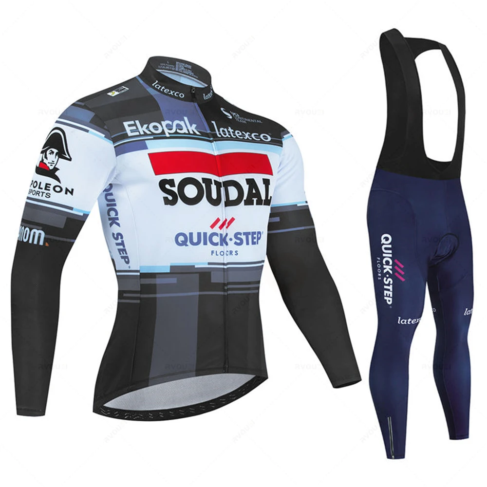 Soudal Quick Step 2023 мужской весенне-осенний гоночный велосипедный комплект Джерси горный велосипед одежда Ropa Ciclismo Одежда
Soudal Quick Step 2023 мужской весенне-осенний гоночный велосипедный комплект Джерси горный велосипед одежда Ropa Ciclismo Одежда