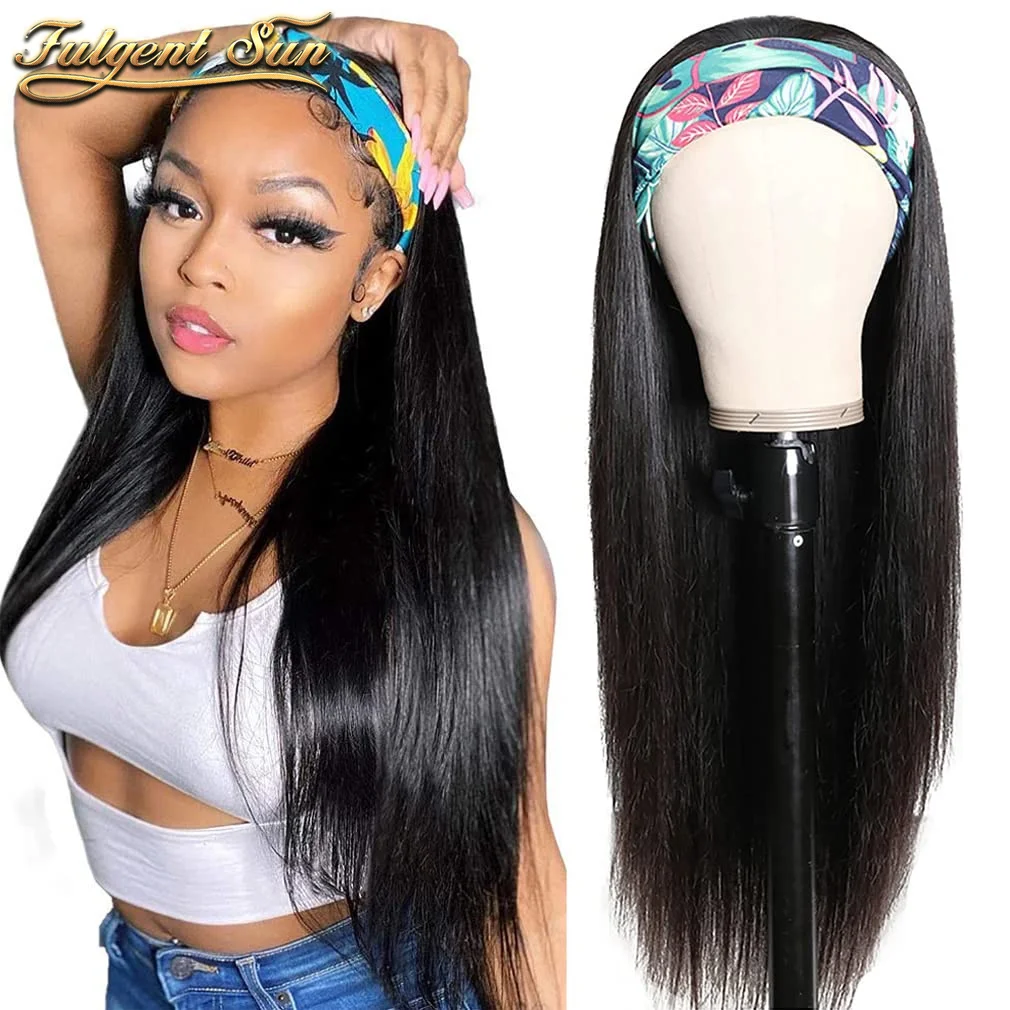 Headband Wigs Straight Human Hair Wigs for Black Women Peruvian Human Hair wigs Full Machine Made Wigs Remy Hair 10-30Inch
Headband Wigs Straight Human Hair Wigs for Black Women Peruvian Human Hair wigs Full Machine Made Wigs Remy Hair 10-30Inch