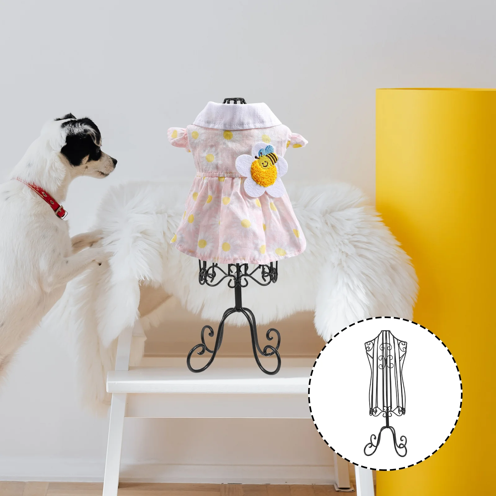 Dress Puppy Coat Hanging Rack Mannequin Torso Small Dog Costume Hanger Clothes Stand Pet Clothing Form
Dress Puppy Coat Hanging Rack Mannequin Torso Small Dog Costume Hanger Clothes Stand Pet Clothing Form
