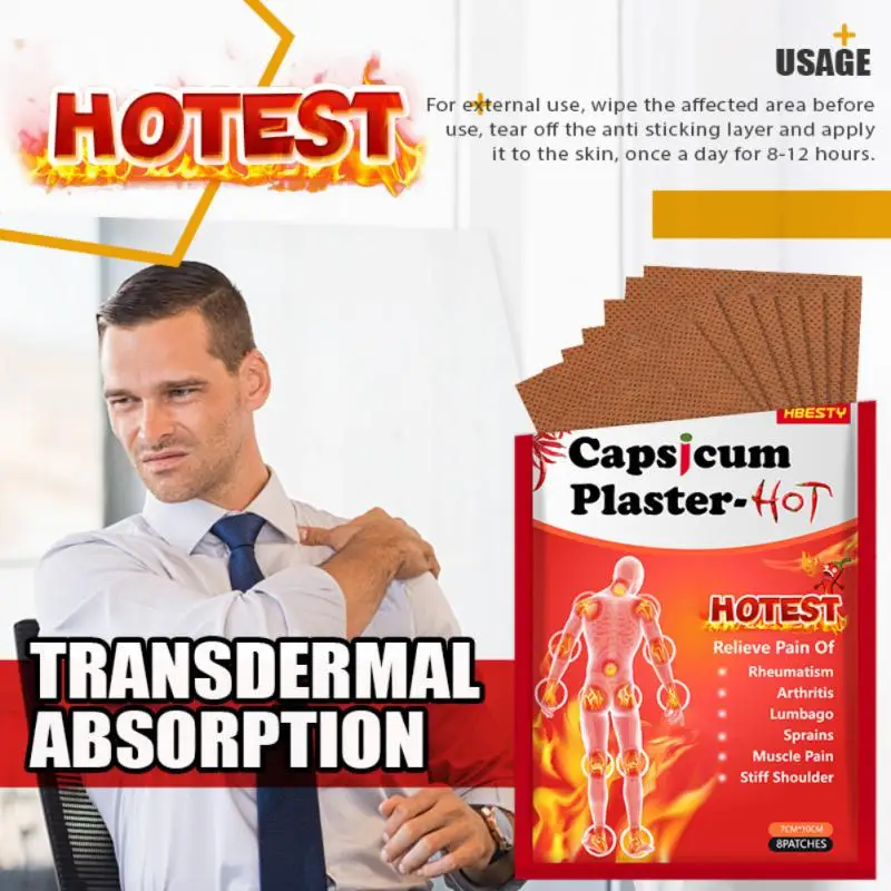 /bag Pain Relieve Patch Deep Penetration Quickly Relieve Muscle Pain Provide Heat Comfort Body Massage Not Irritate Patch
/bag Pain Relieve Patch Deep Penetration Quickly Relieve Muscle Pain Provide Heat Comfort Body Massage Not Irritate Patch