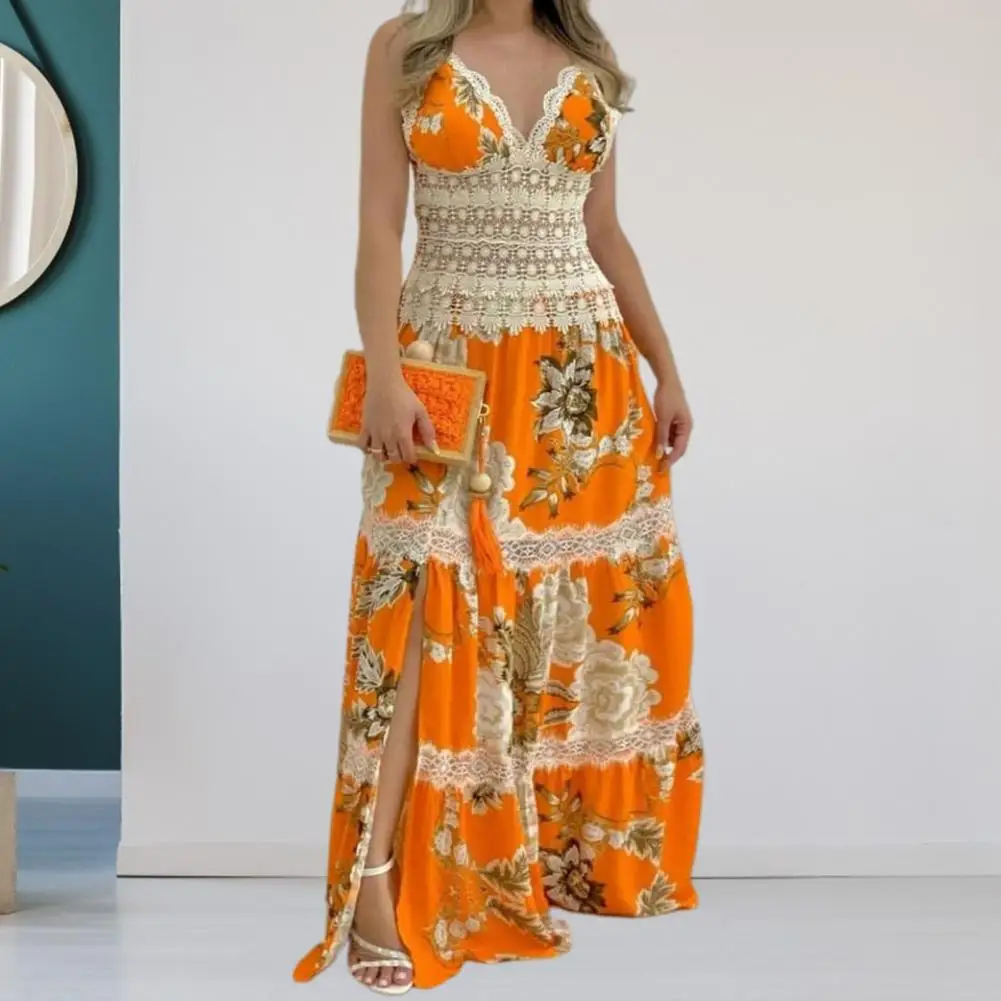 Women Dress V Neck Polyester Anti-fading High Waist Women Dress Party Dress for Summer
Women Dress V Neck Polyester Anti-fading High Waist Women Dress Party Dress for Summer