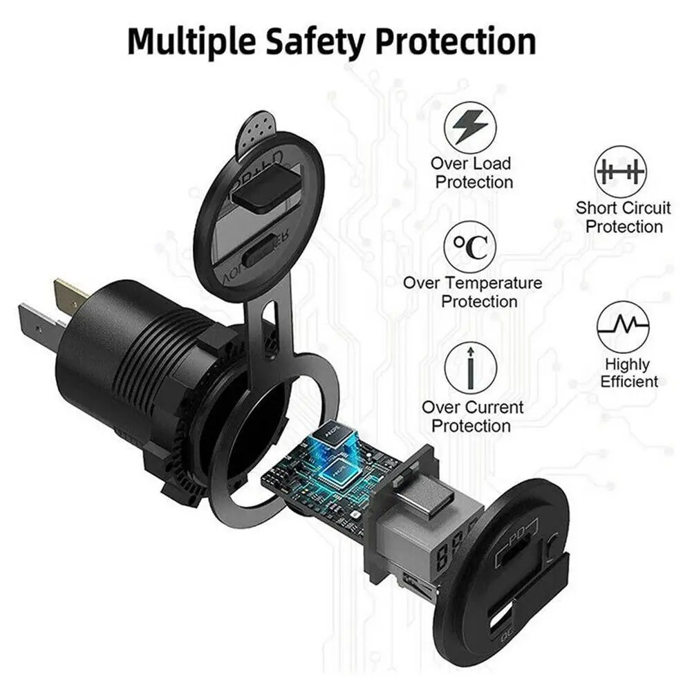 Высококачественное Автомобильное зарядное устройство адаптер USB зарядное устройство гнездо 12 в 24 В черная Быстрая зарядка электрическая р...
Высококачественное Автомобильное зарядное устройство адаптер USB зарядное устройство гнездо 12 в 24 В черная Быстрая зарядка электрическая р...