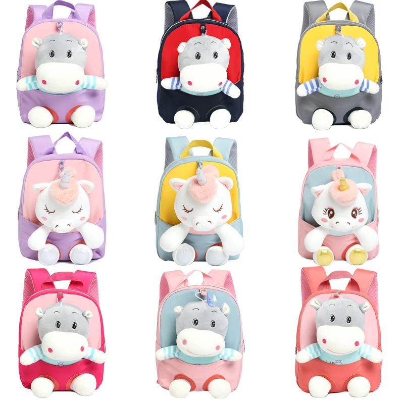 3D Cartoon Animal Children Backpack Kids Plush Schoolbags Cute Hippo Unicorn School Bag Kindergarten Boys Girls Mini Backpack
3D Cartoon Animal Children Backpack Kids Plush Schoolbags Cute Hippo Unicorn School Bag Kindergarten Boys Girls Mini Backpack