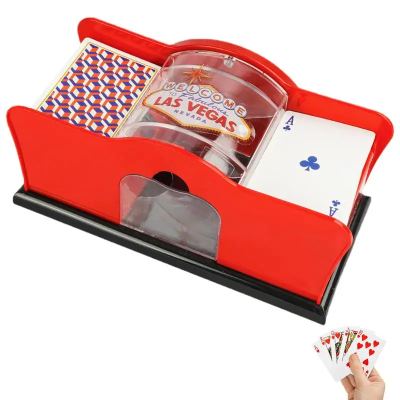 Hand Shuffling Machine Poker Shuffler & Dealing Machine 2 Decks Of Card Holder Easy Hand Cranked System Casino Card Shuffler
Hand Shuffling Machine Poker Shuffler & Dealing Machine 2 Decks Of Card Holder Easy Hand Cranked System Casino Card Shuffler