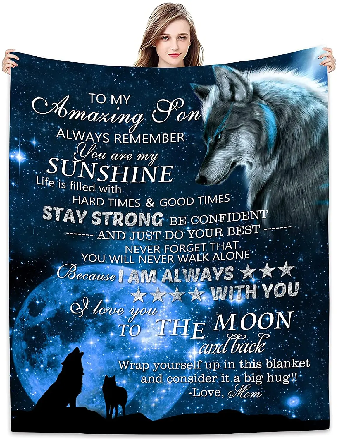 Throw Blanket - to my son blanket Fleece Throw Blanket,Super Soft Ultra-Soft Micro Fleece Blanket for Bedroom SOFE Couch
Throw Blanket - to my son blanket Fleece Throw Blanket,Super Soft Ultra-Soft Micro Fleece Blanket for Bedroom SOFE Couch